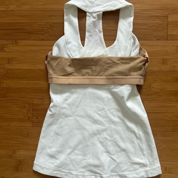 Lululemon White Racerback Tank - Picture 5 of 10